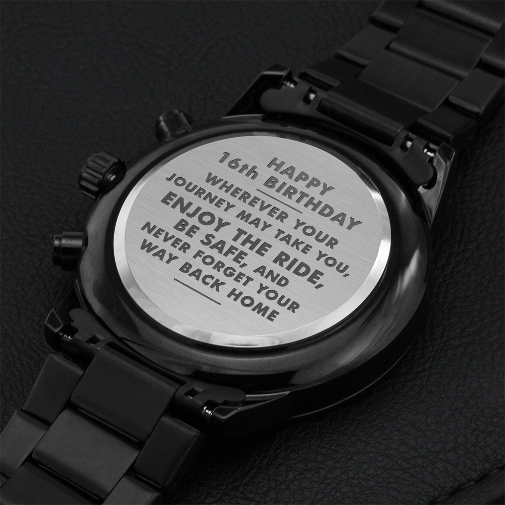 16th Birthday Gift, Watch for 16th Birthday, Gift for Son / Grandson 16th Birthday