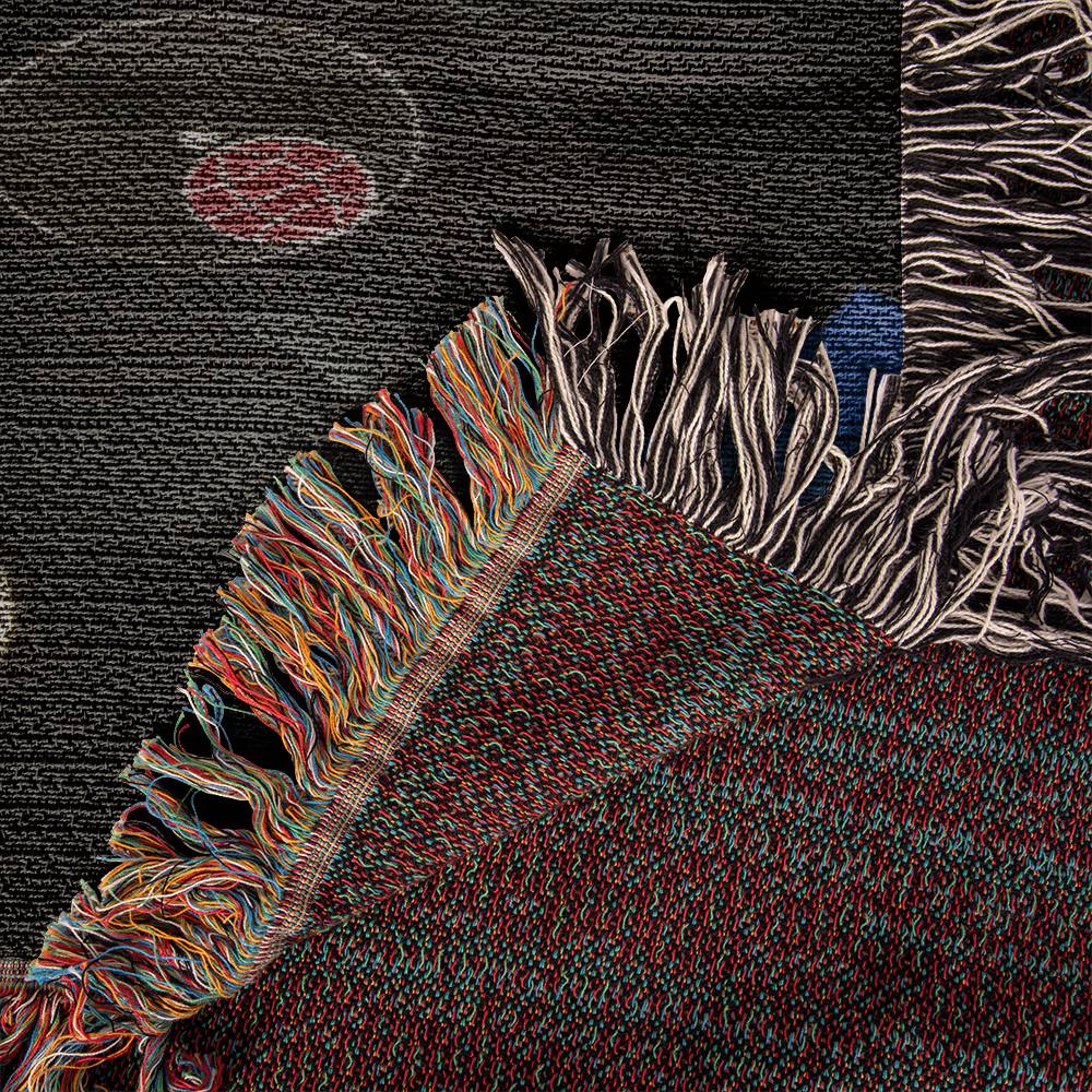 Record Vinyl Woven Throw, Record Blanket, Gift for Music Lover, Musician Gift