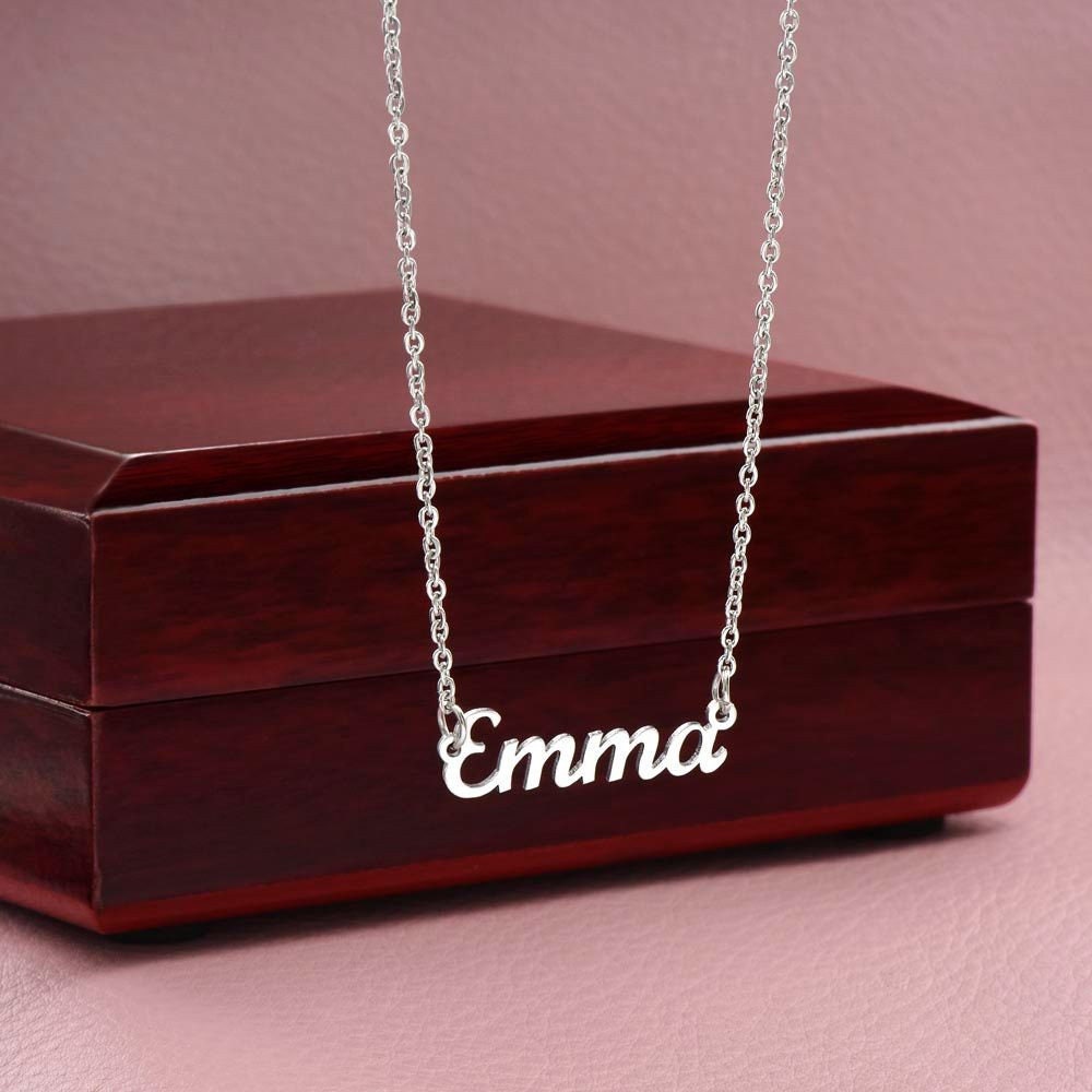 Maid of Honor Proposal Jewelry, Will You Be My Maid of Honor, Bridal Party Gift, Custom Bridesmaid Gifts, Bride Tribe, Dainty Name Necklace