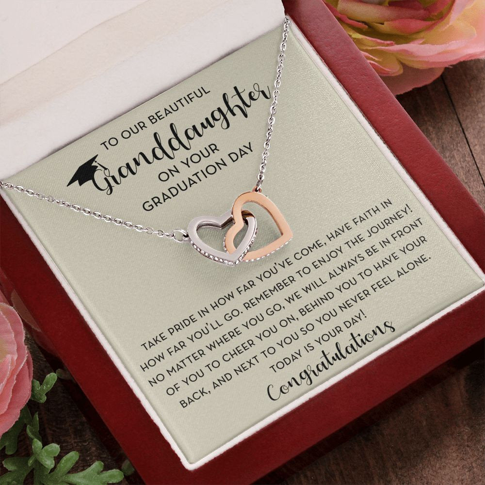 Granddaughter Graduation Gift, Granddaughter Necklace for Graduation