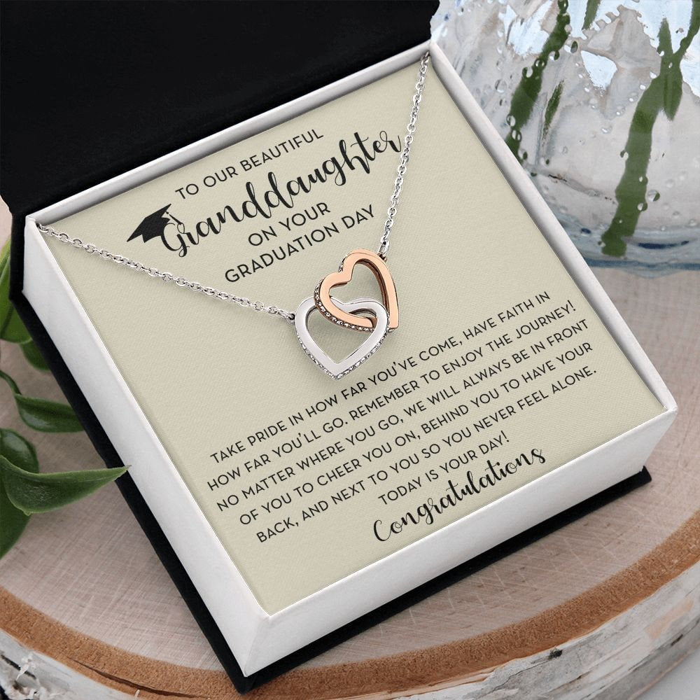Granddaughter Graduation Gift, Granddaughter Necklace for Graduation