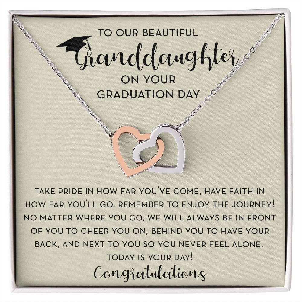 Granddaughter Graduation Gift, Granddaughter Necklace for Graduation