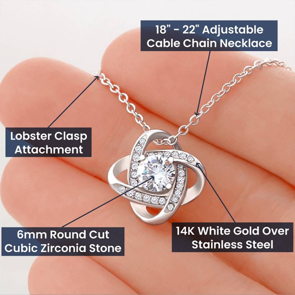 Maid of Honor Necklace, Wedding Day Gift from Bride