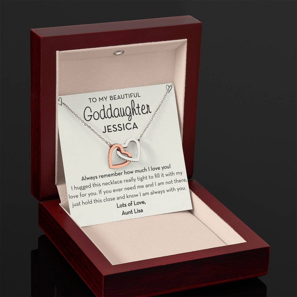 Personalized Goddaughter Gift, Goddaughter Necklace / Jewelry, Birthday / Graduation / Confirmation Gift for Goddaughter, From Godmother