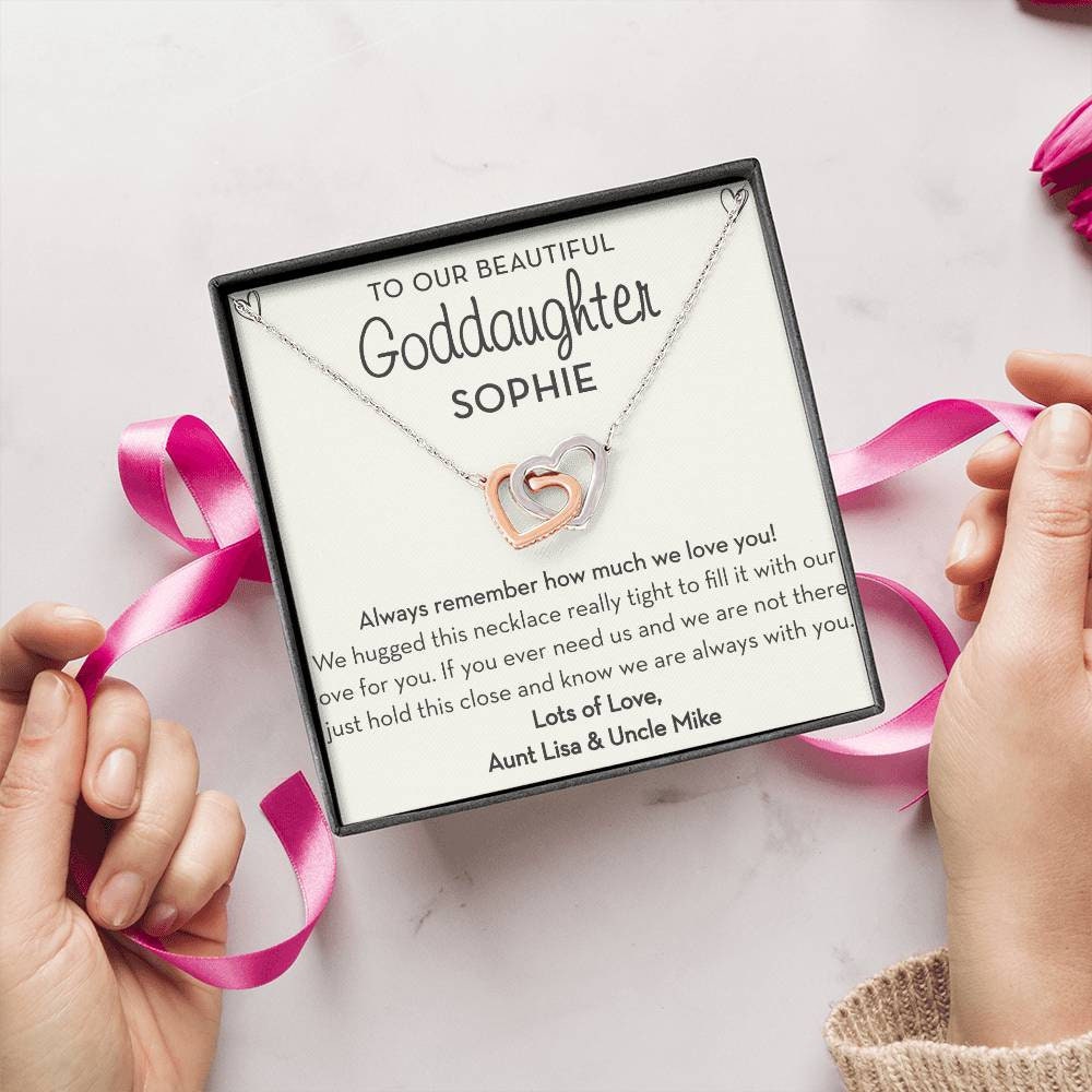 Personalized Goddaughter Gift, Goddaughter Necklace / Jewelry, Birthday / Graduation / Confirmation Gift for Goddaughter, From Godparents