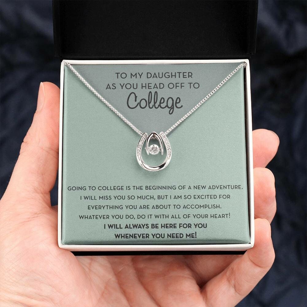 Gift for Daughter Going to College, Going Away to College Jewelry