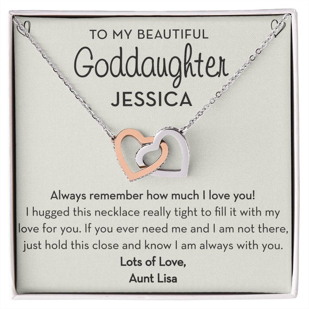 Personalized Goddaughter Gift, Goddaughter Necklace / Jewelry, Birthday / Graduation / Confirmation Gift for Goddaughter, From Godmother