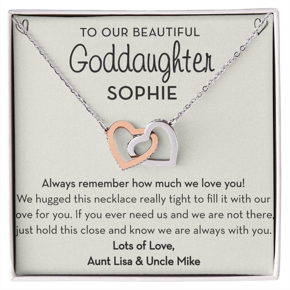Personalized Goddaughter Gift, Goddaughter Necklace / Jewelry, Birthday / Graduation / Confirmation Gift for Goddaughter, From Godparents