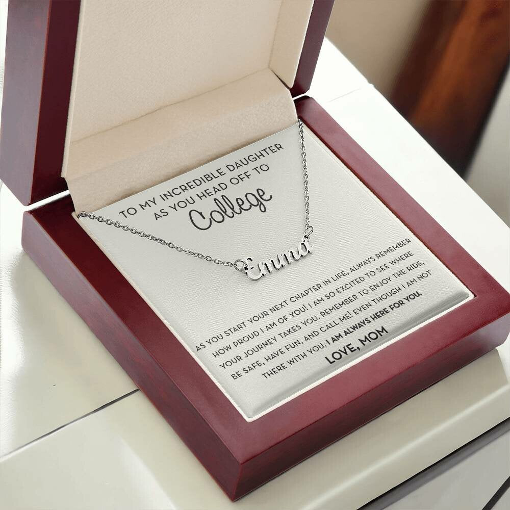 Personalized Gift for Daughter Going to College, Off to College Card, Mother Daughter Gift, Freshman Daughter Gift, Starting College Gift