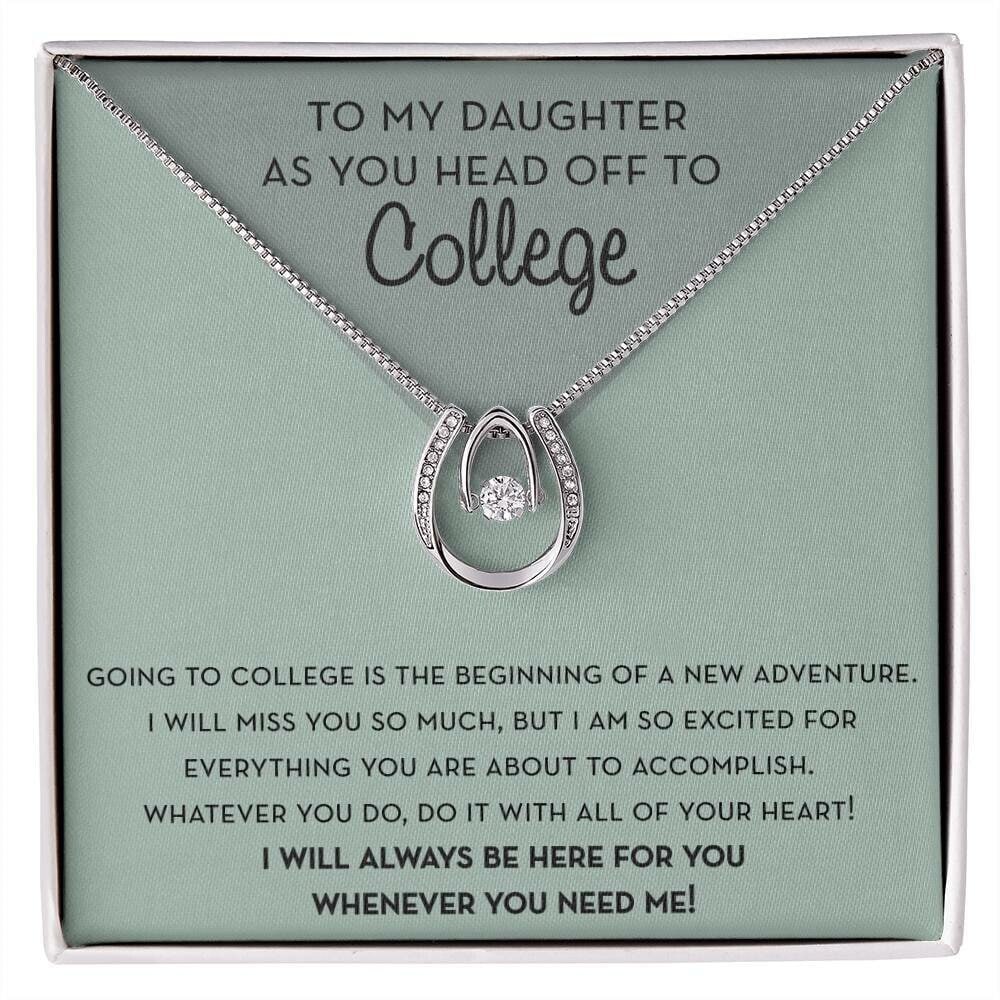 Gift for Daughter Going to College, Going Away to College Jewelry
