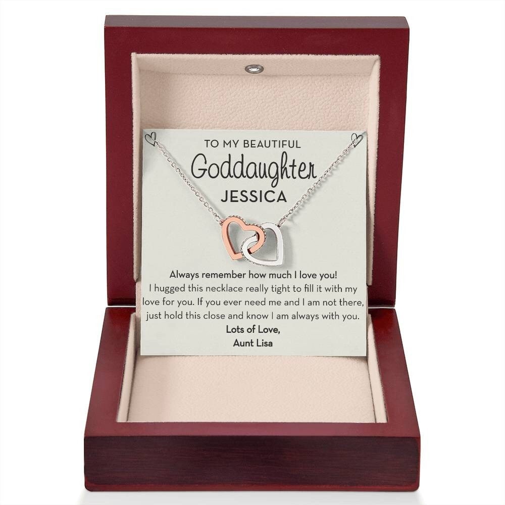 Personalized Goddaughter Gift, Goddaughter Necklace / Jewelry, Birthday / Graduation / Confirmation Gift for Goddaughter, From Godmother