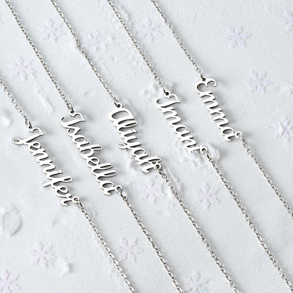 Personalized Gift for Daughter Going to College, Gift from Parents, Custom Name Necklace, Freshman Gift, Daughter Moving to College Gift