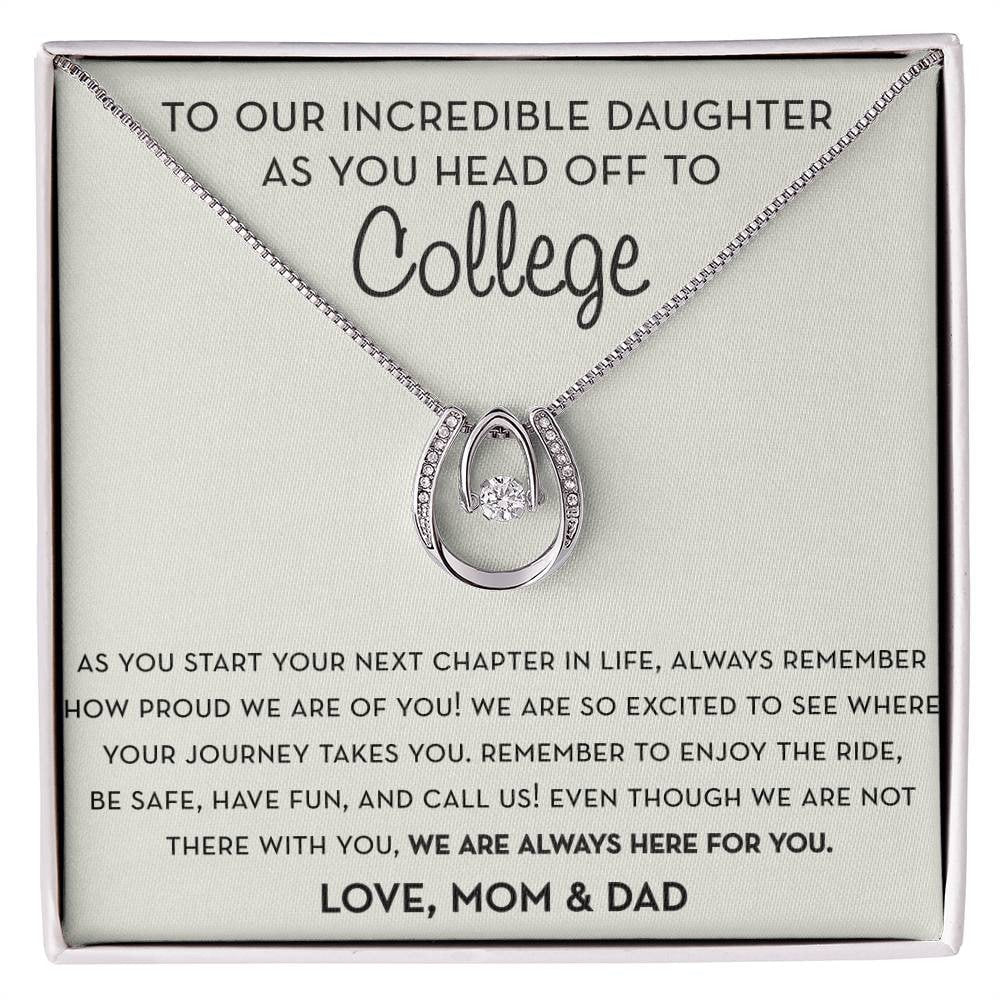 Gift for Daughter Going to College, Gift from Mom and Dad, Going Away to College Gift