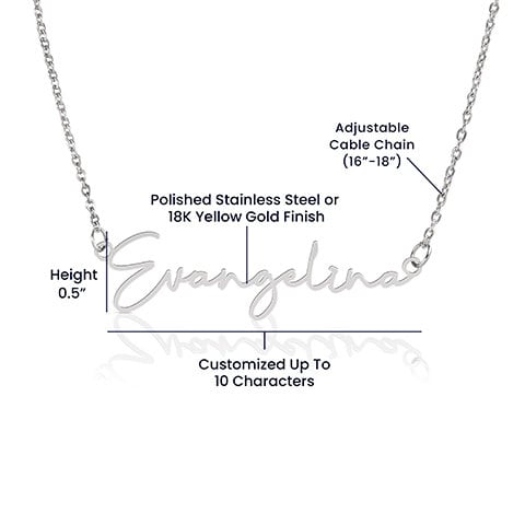 Personalized Gift for Daughter Going to College, Custom Name Necklace, Freshman Daughter, Gift from Mom and Dad, Moving to College Gift