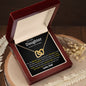 Daughter Hearts Necklace from Dad, Always Remember