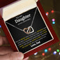 Daughter Hearts Necklace from Dad, Always Remember