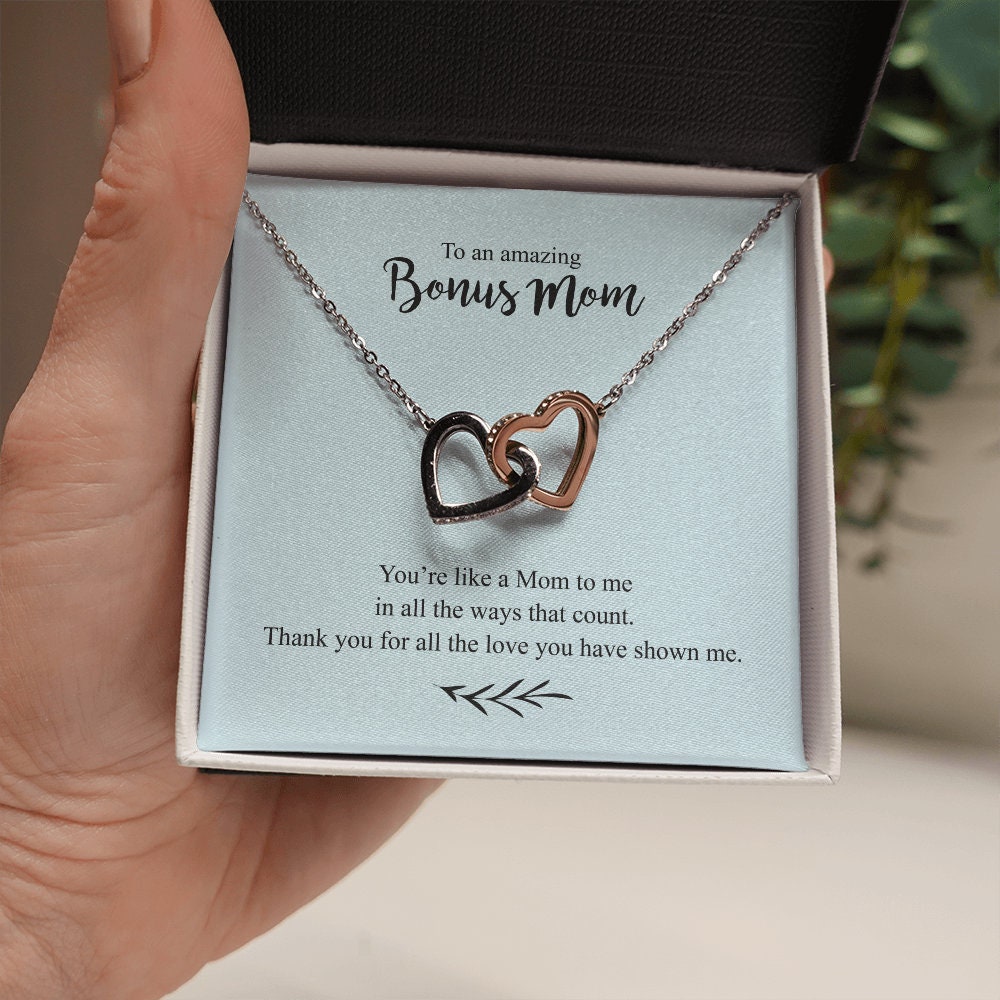 Bonus Mom Necklace Gift, Stepmom Jewelry