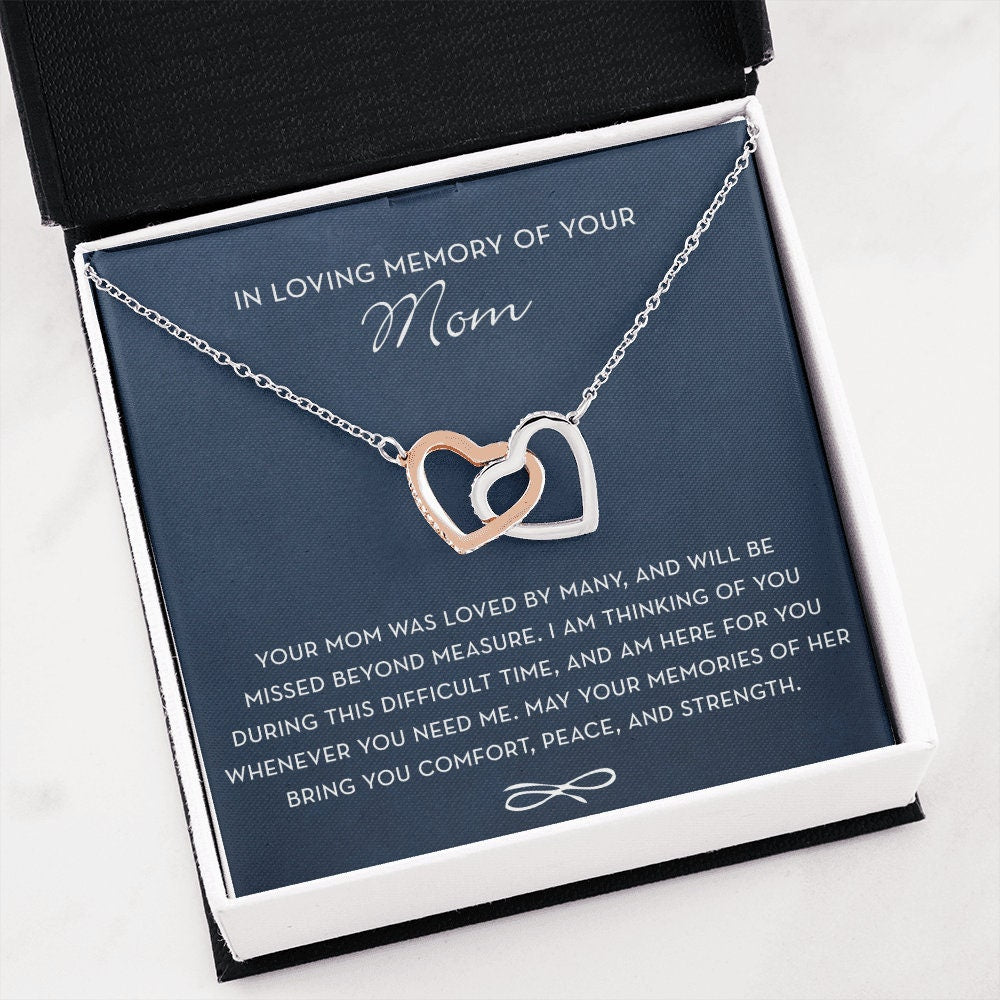 In Loving Memory of your Mom, Memorial Gift For Loss of Mother, Loss of Mother Condolence Gift