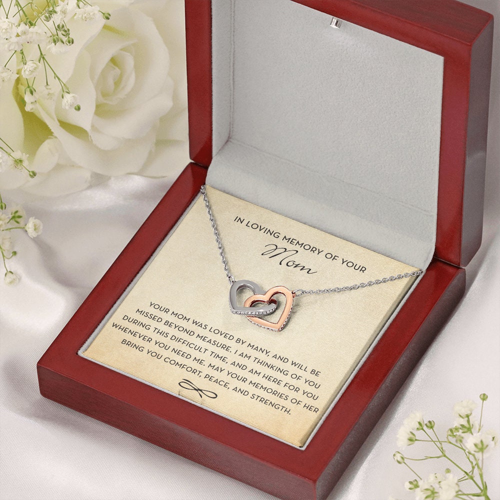 In Loving Memory of your Mom, Memorial Gift For Loss of Mother, Condolence Gift