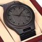 Confirmation Wooden Watch for Boy, Confirmation Gift