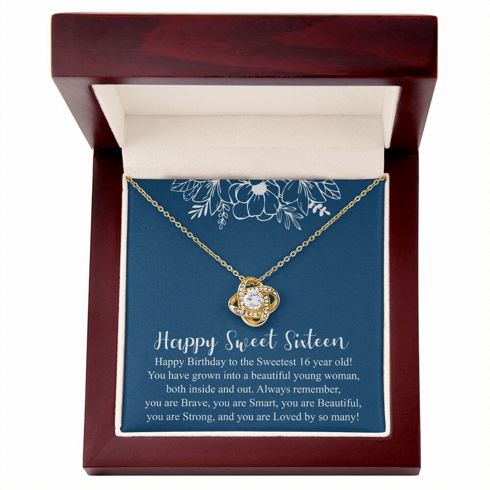 Sweet Sixteen Necklace for Girl, Gift for Sweet 16 Birthday