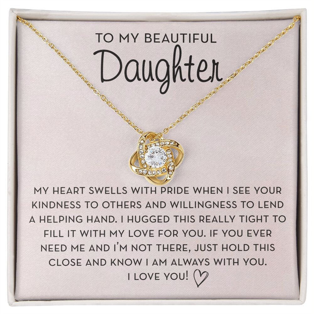 Daughter Necklace Gift, I Am Always With You