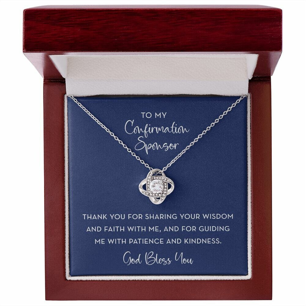 Confirmation Sponsor Gift Necklace, Confirmation Sponsor Gift For Women