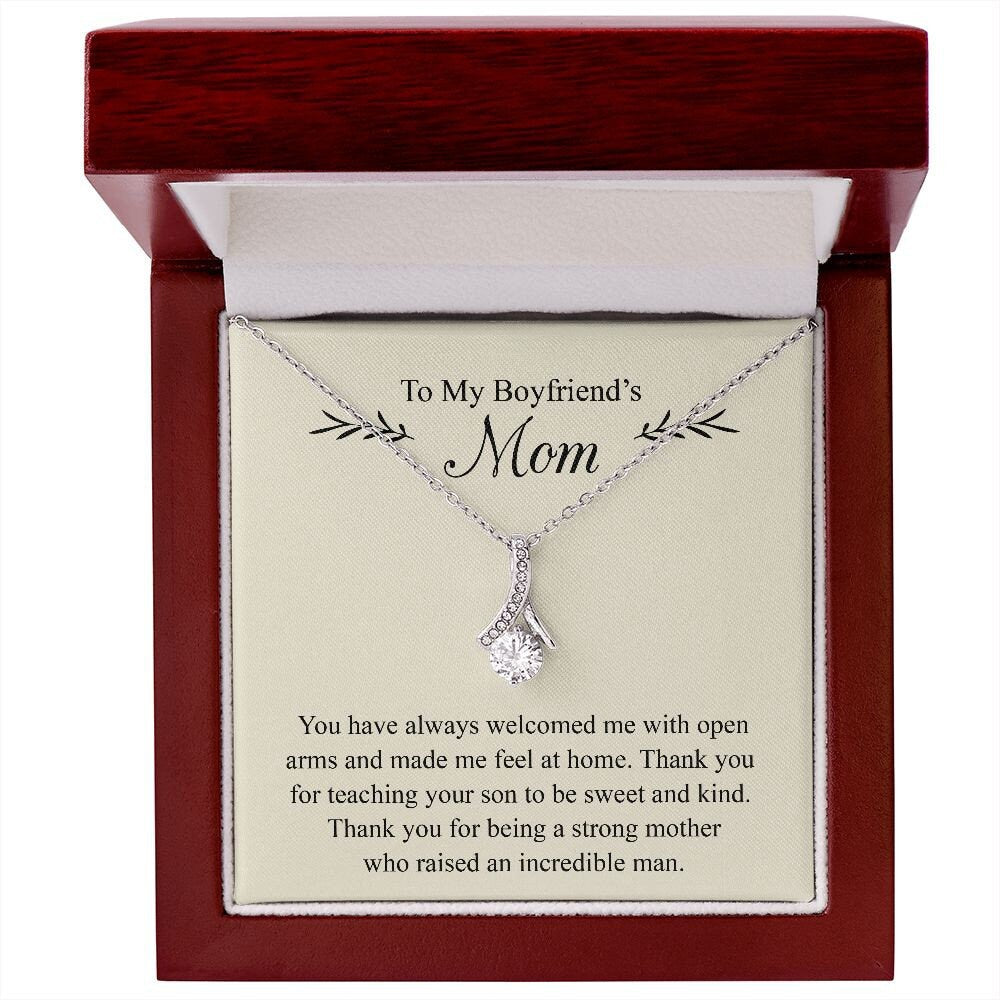 Gift for Boyfriend's Mom, Boyfriend's Mom Necklace, Future MIL Gift