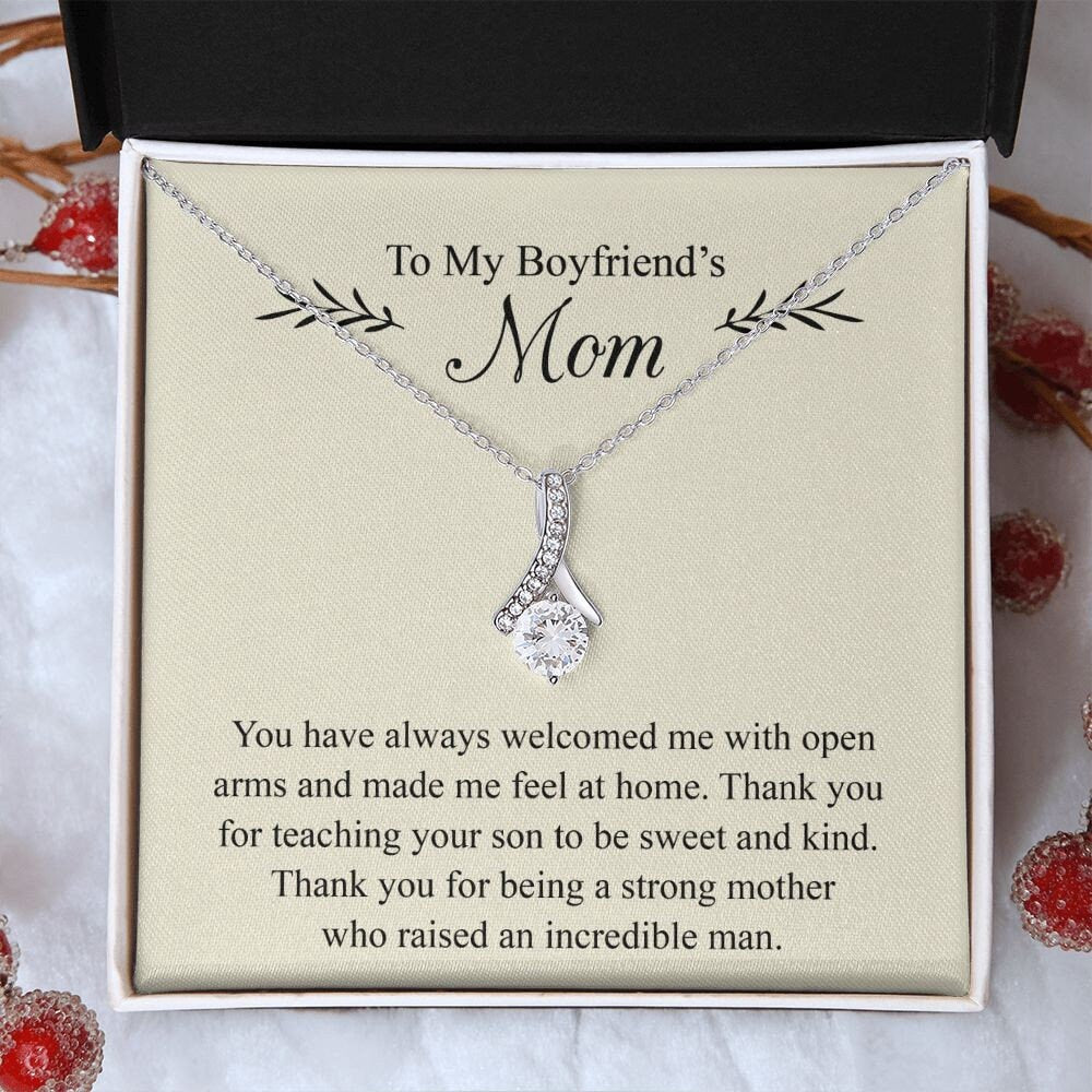 Gift for Boyfriend's Mom, Boyfriend's Mom Necklace, Future MIL Gift