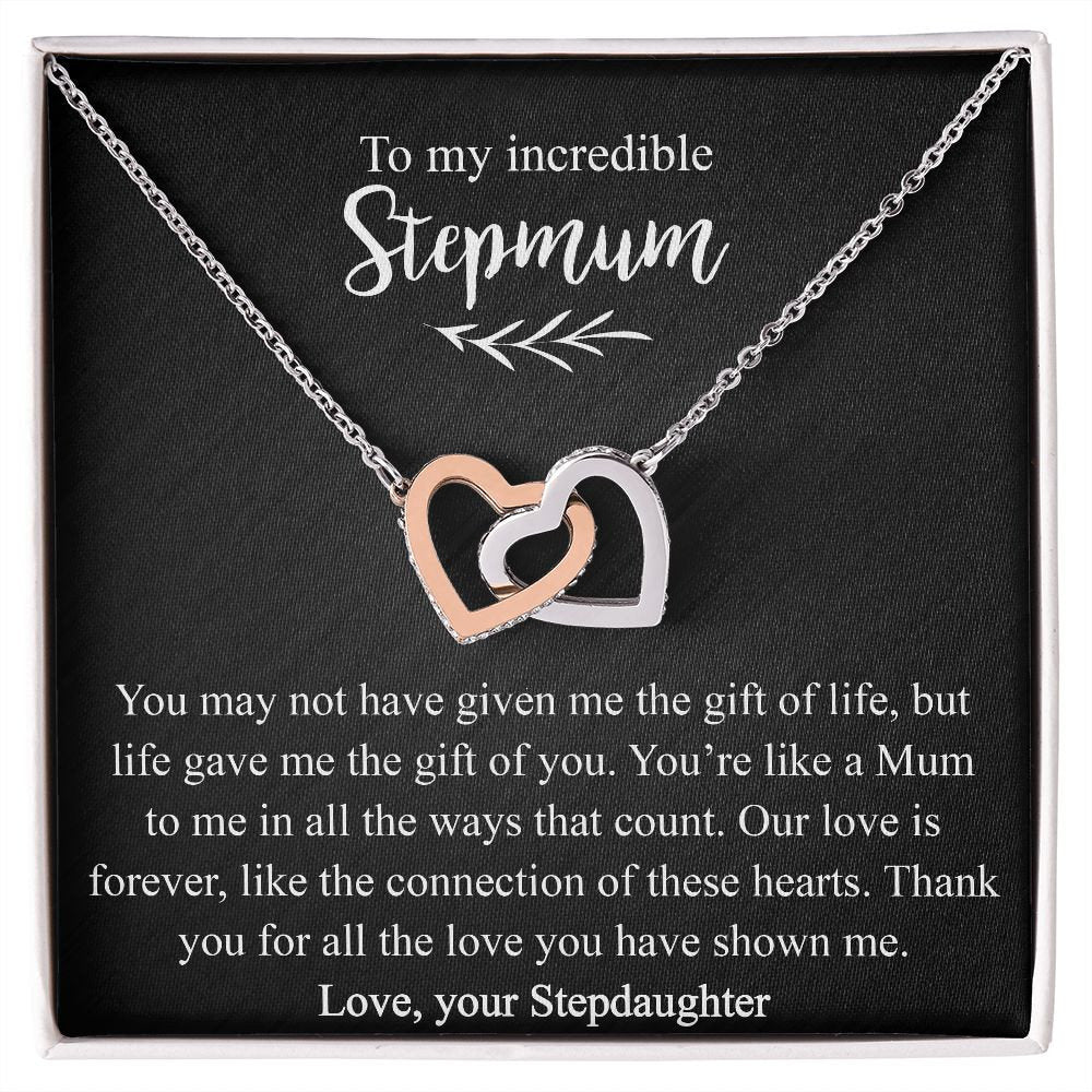 Stepmum Gift from Stepdaughter, Stepmum Necklace, Stepmum Mother's Day