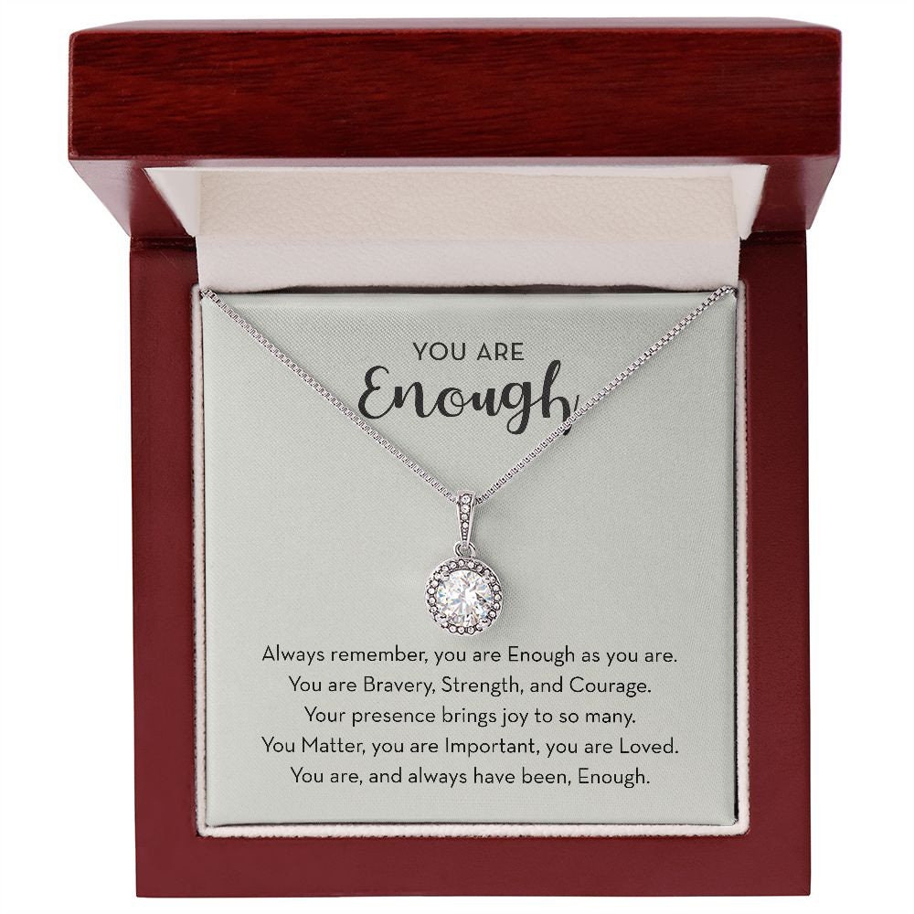 You are Enough Gift, Inspirational Encouragement Gift, You are Enough Necklace