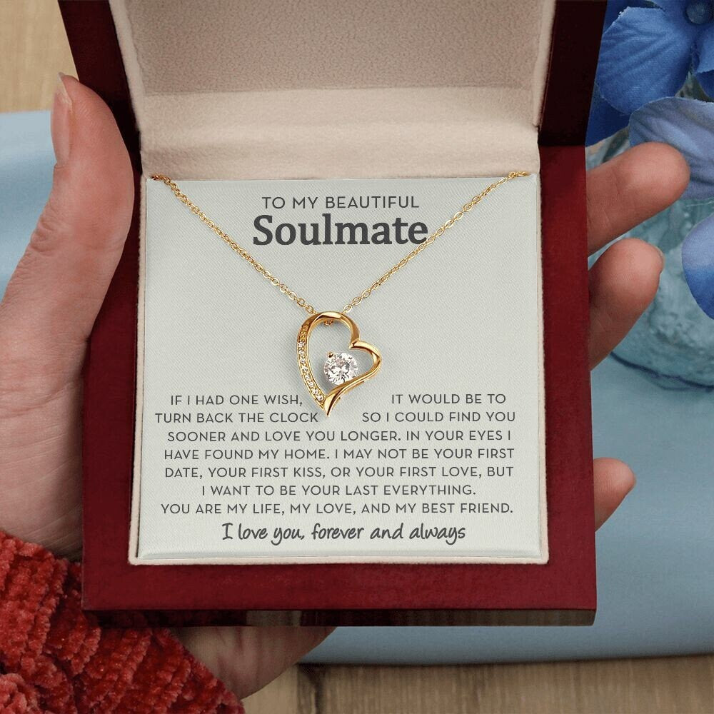 Gift for Soulmate Necklace, If I Had One Wish