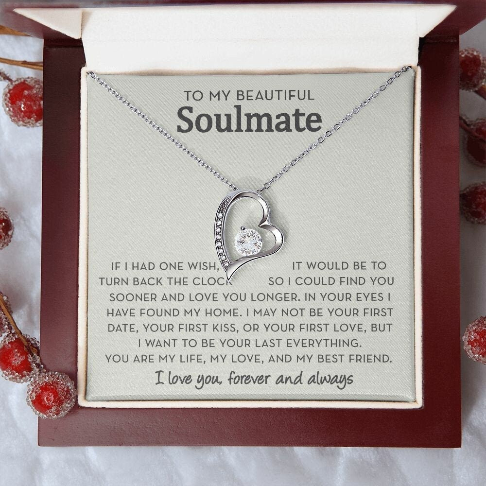 Gift for Soulmate Necklace, If I Had One Wish