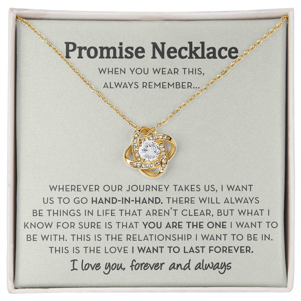 Promise Gift for Girlfriend, Promise Jewelry for Her, Anniversary Gift