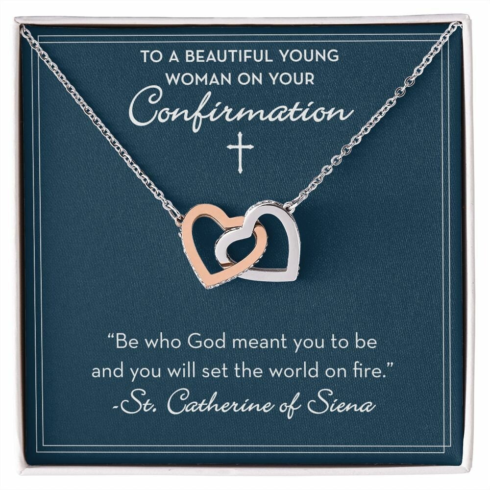 Confirmation Gift for Girl, St. Catherine of Siena Quote Gift for Her