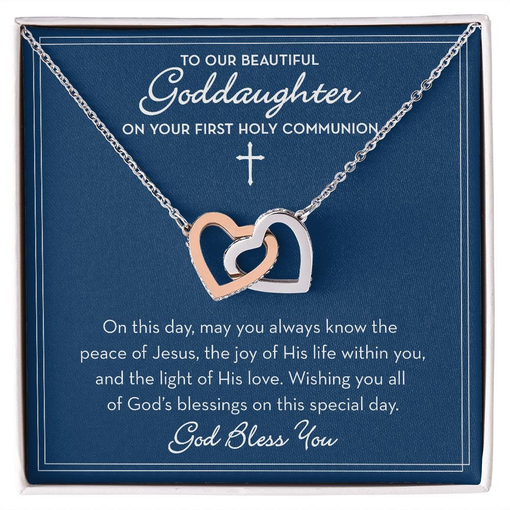 Gift for First Holy Communion for Goddaughter, First Communion Jewelry