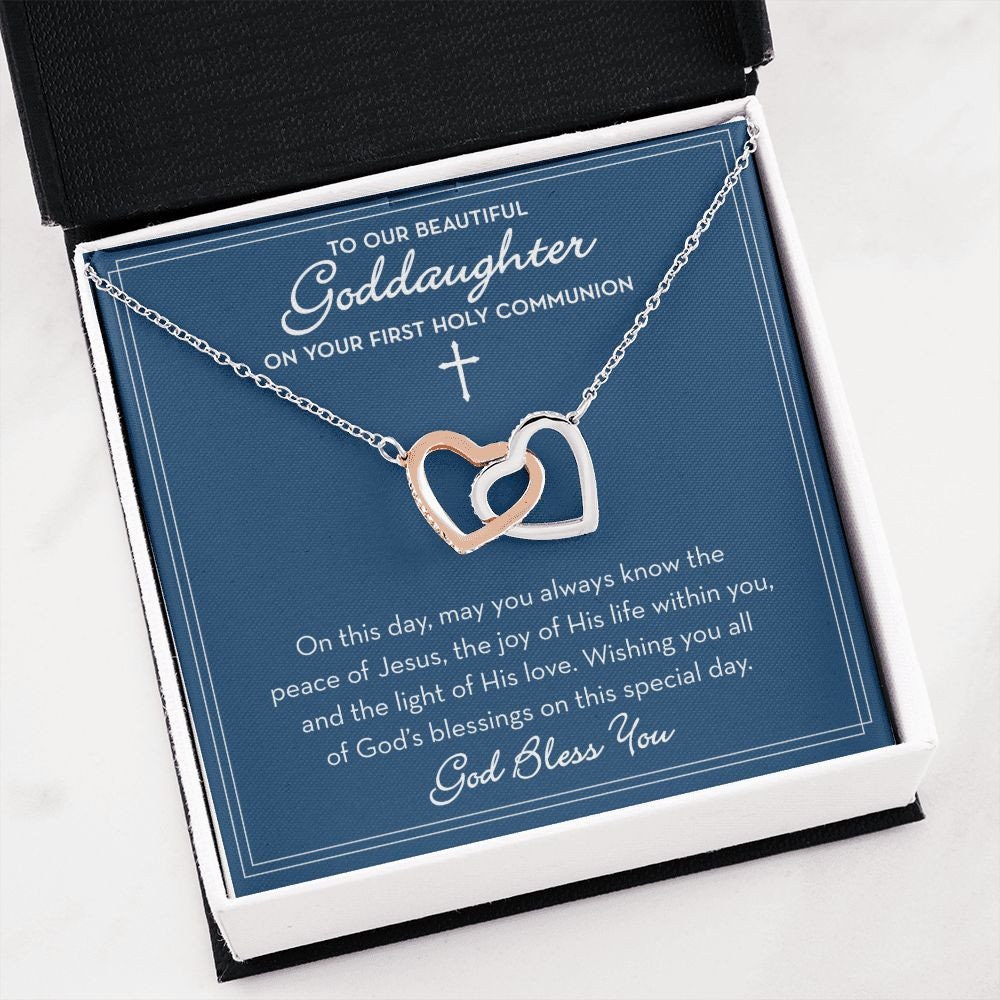 Gift for First Holy Communion for Goddaughter, First Communion Jewelry