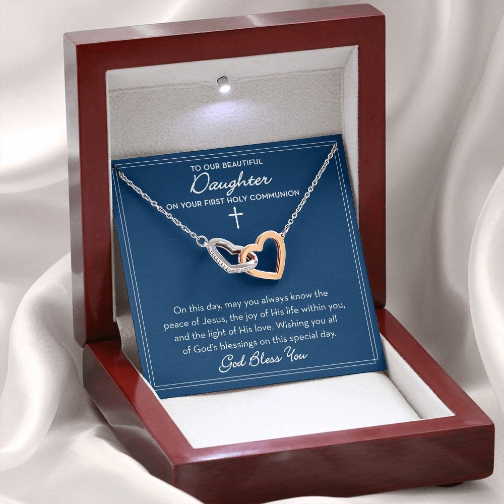 Daughter Gift for First Holy Communion, Daughter First Communion Gift