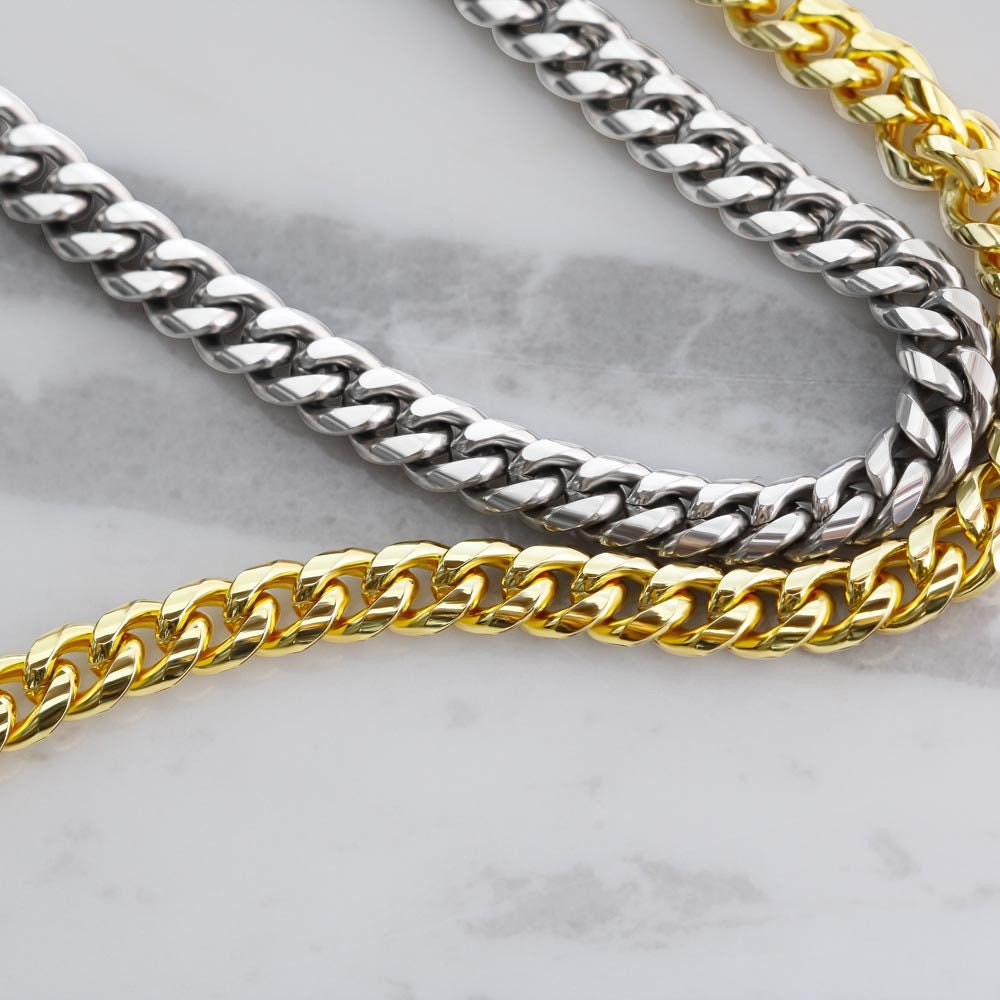 To My Boyfriend Chain Necklace, You Mean the World To Me