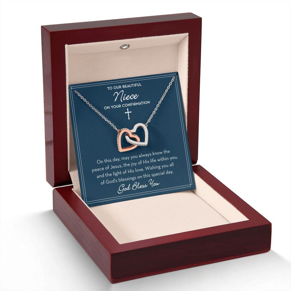 Niece Confirmation Necklace, Gift for Confirmation Girl, To our Niece Gift for Confirmation