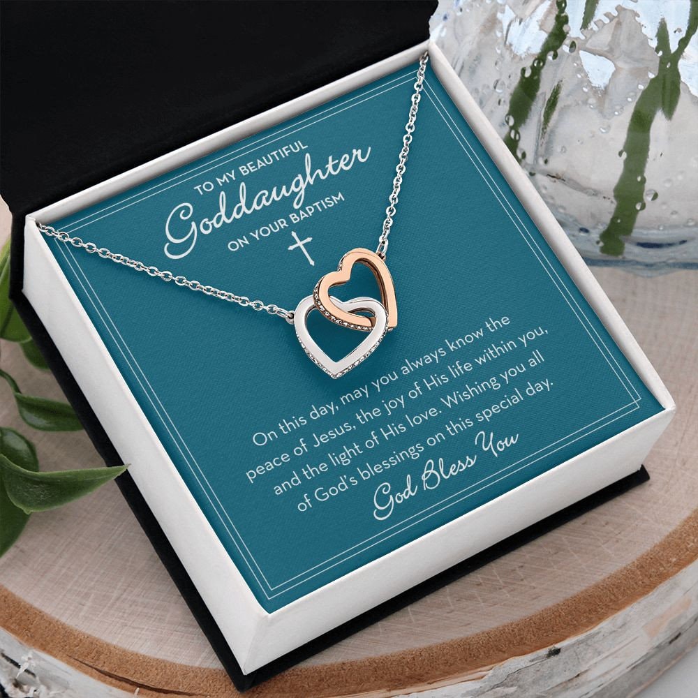 Baptism Gift for Goddaughter Teen, To My Goddaughter Necklace