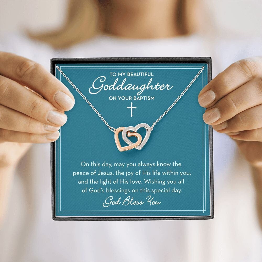 Baptism Gift for Goddaughter Teen, To My Goddaughter Necklace