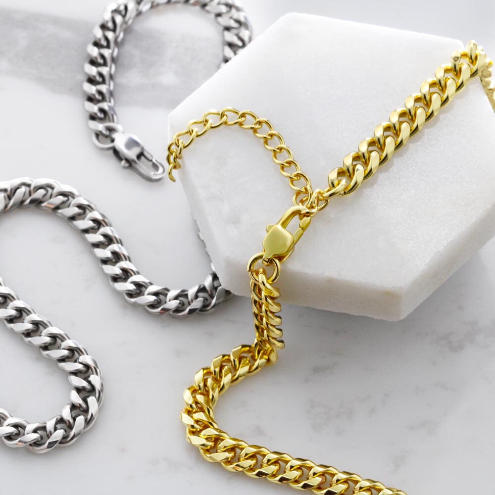 21st Birthday Gift for Son, Chain Necklace from Parents