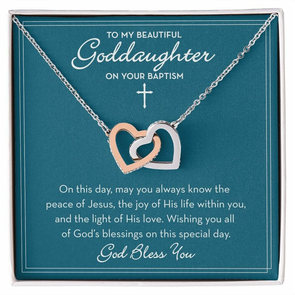Baptism Gift for Goddaughter Teen, To My Goddaughter Necklace