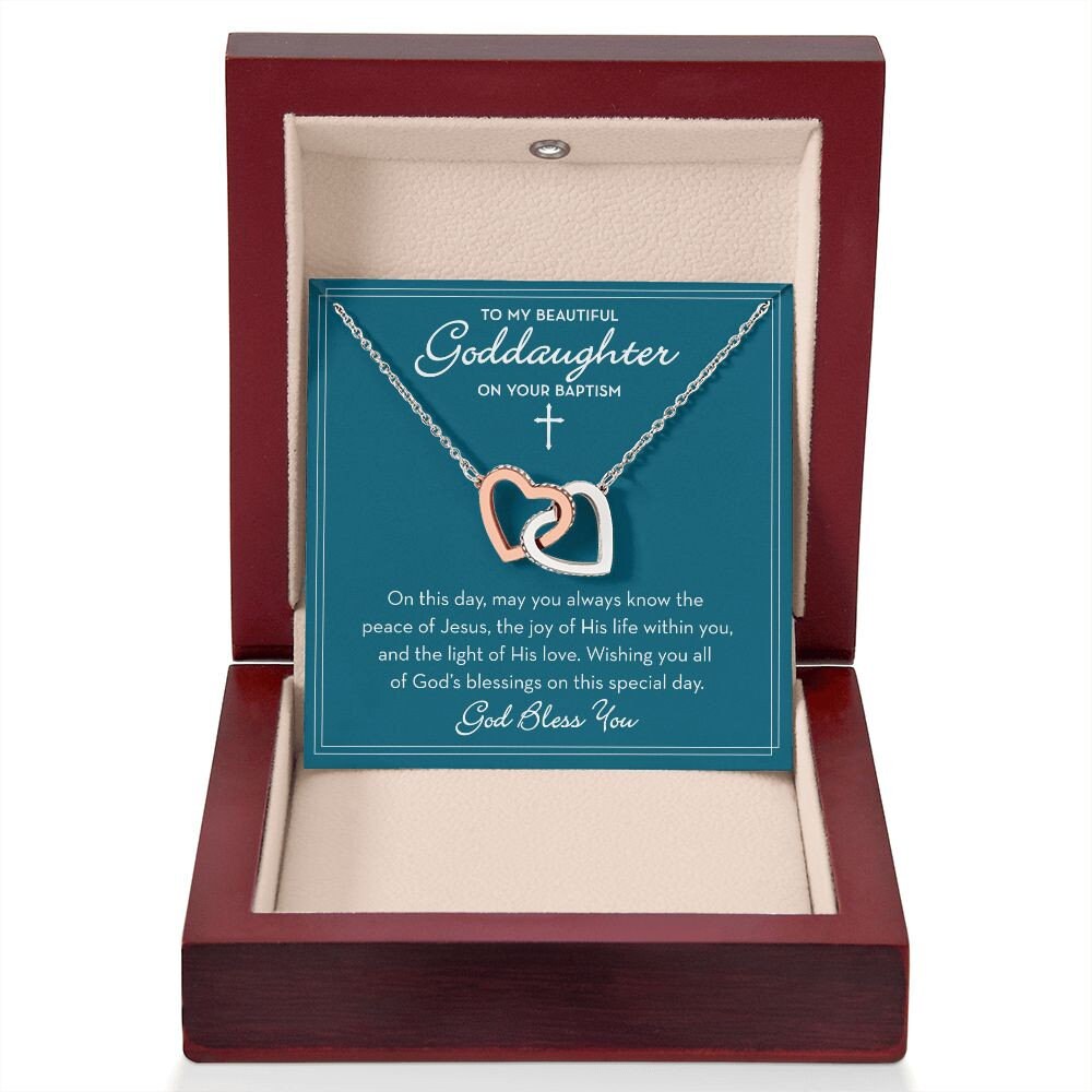 Baptism Gift for Goddaughter Teen, To My Goddaughter Necklace