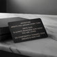 Gift for Grandson, Engraved Wallet Card, Gift for New Driver 2