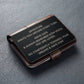 Gift for Grandson, Engraved Wallet Card, Gift for New Driver 2