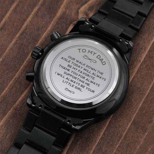 Father of the Bride Gift for Wedding Day, Watch for Dad of the Bride, Gift from Bride to Dad