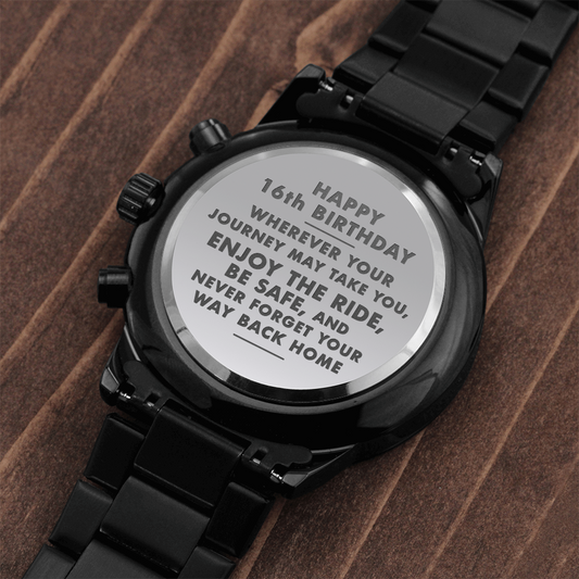 16th Birthday Gift, Watch for 16th Birthday, Gift for Son / Grandson 16th Birthday