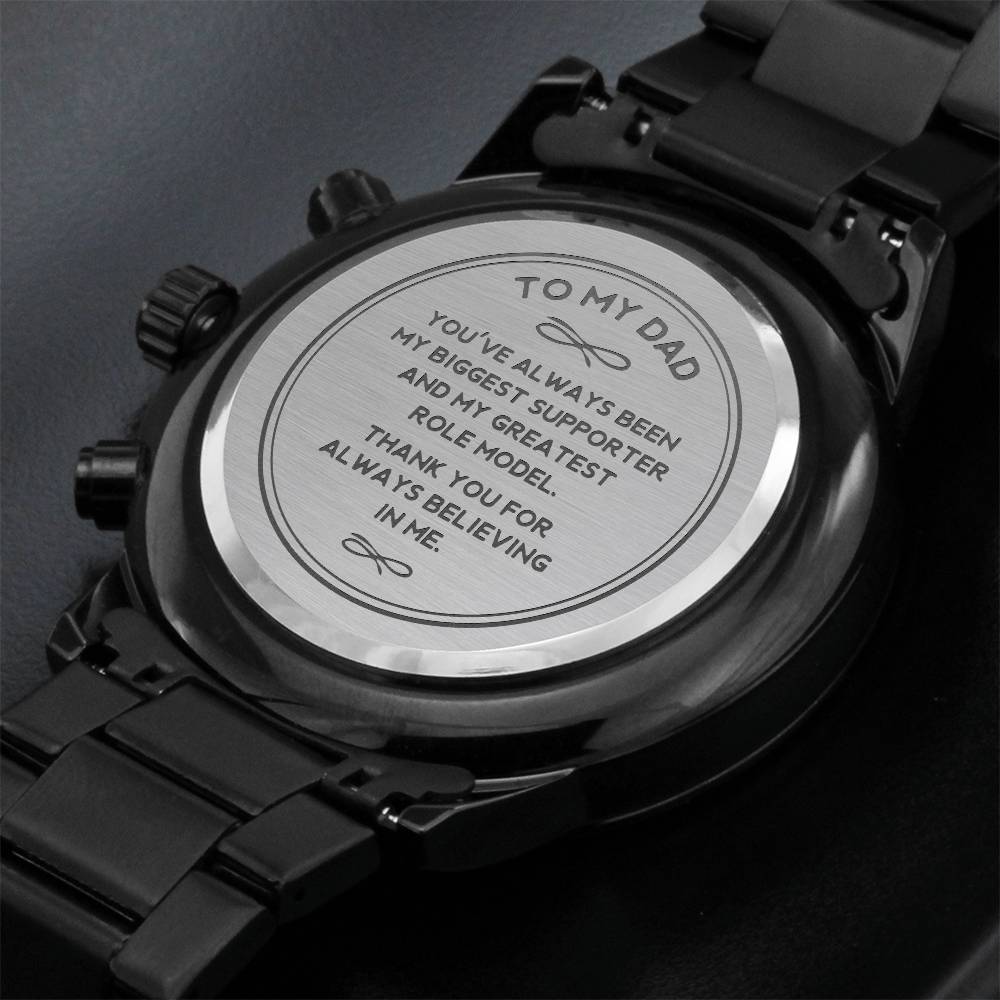 To My Dad Gift, Gift for Dad, Engraved Watch, Father's Day Gift for Dad